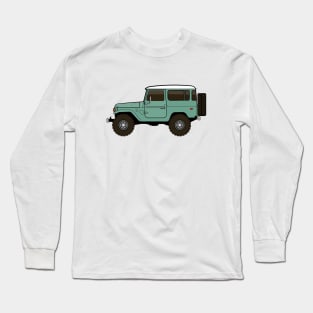 fj40 Land Cruiser green Long Sleeve T-Shirt